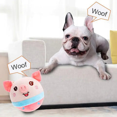 Interactive Plush Dog Toy